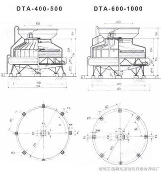 DTA\400-1000超低噪冷却塔