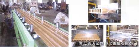 木塑型材生产线 