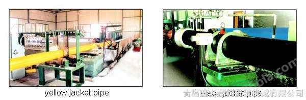 HDPE一步法聚氨酯保温管生产线